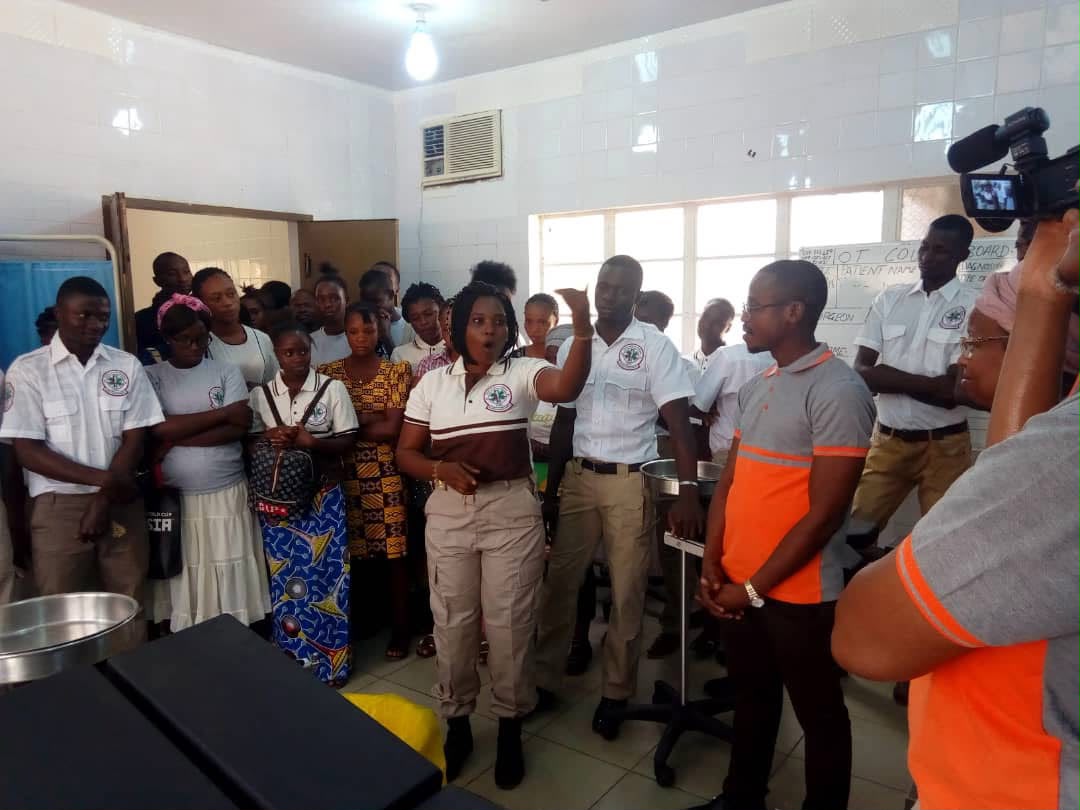 Yhep Presenting A Reconditioned Surgical O.R. To A Local District Hospital In Sierra Leone1
